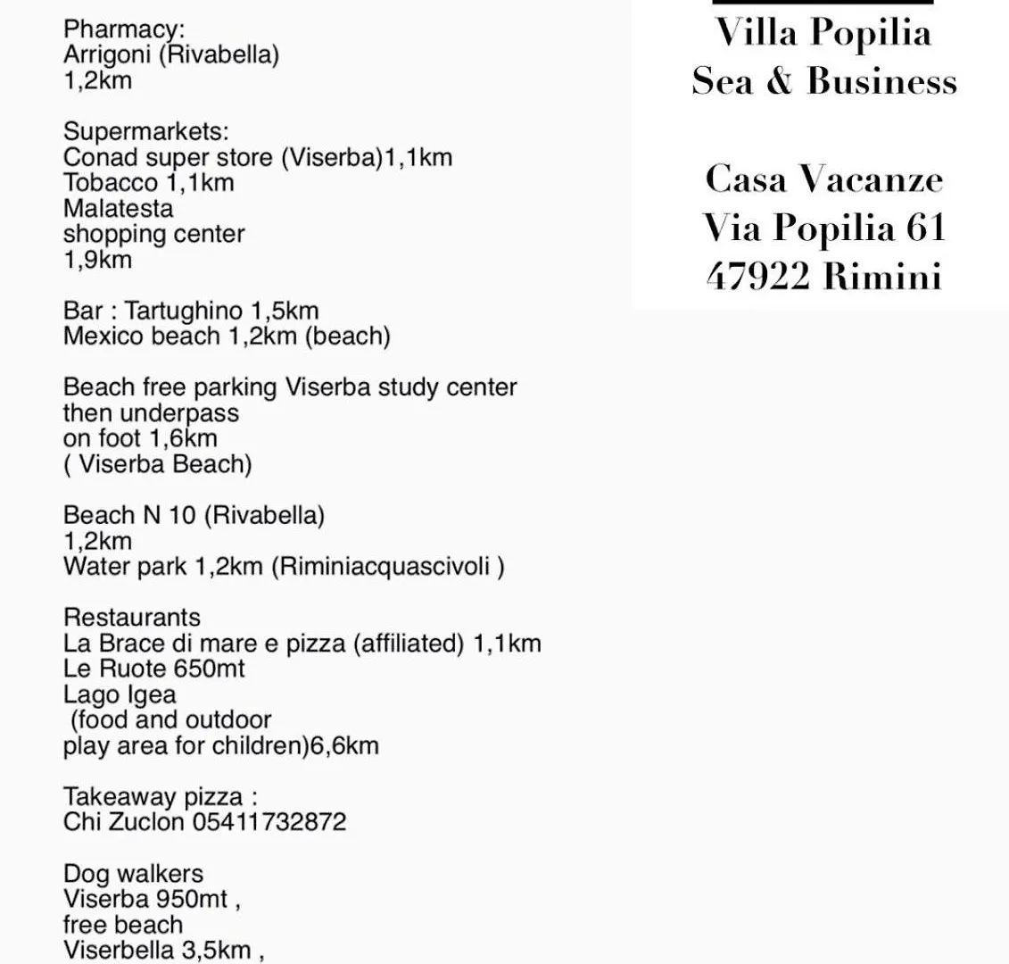 Villa Popilia Sea & Business Red Rimini Apartment